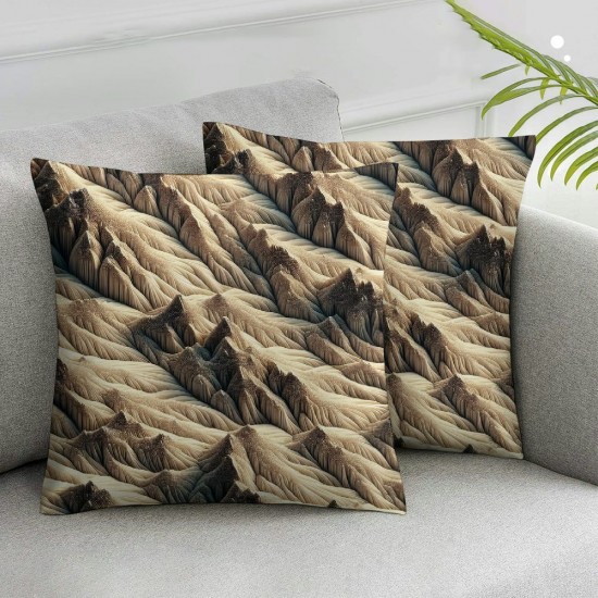 Ulloord Decorative Throw Pillow Cover h Textured Square Sofa Pillow for Living Room , , Buttery Cream